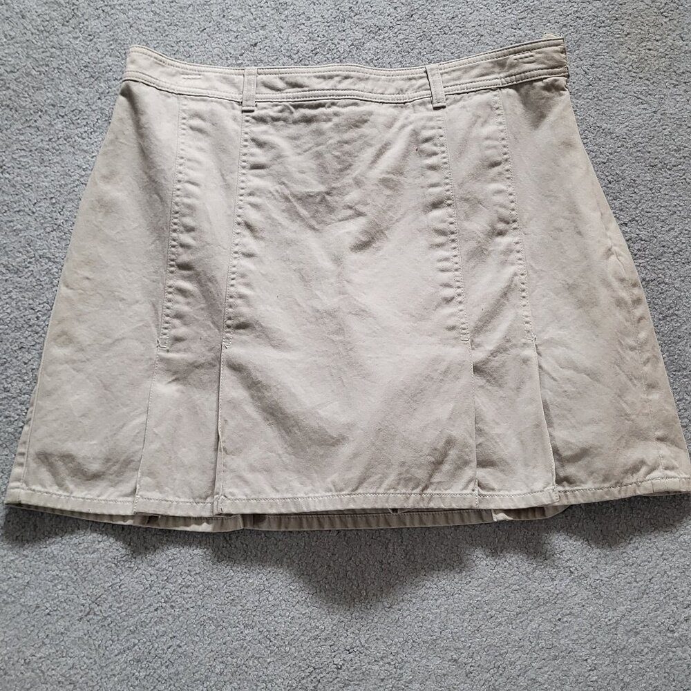 Sonoma khaki 100% cotton skort
